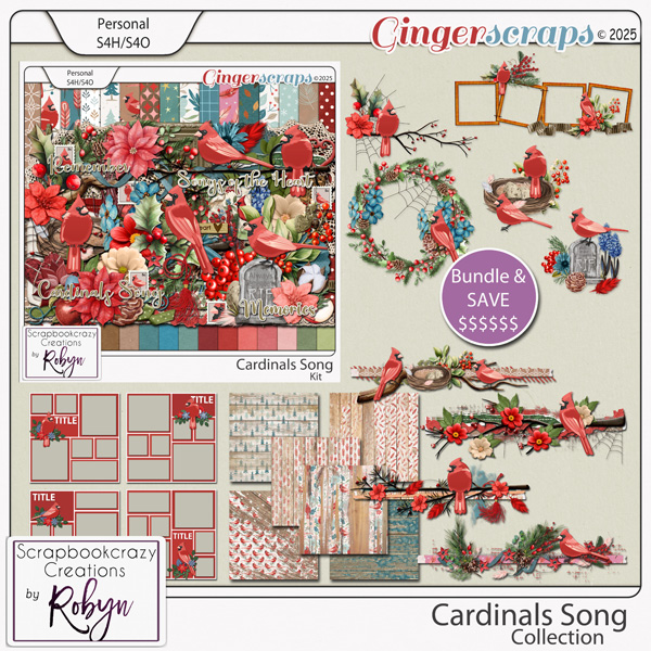 Cardinals Song Collection by Scrapbookcrazy Creations