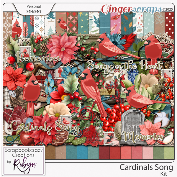 Cardinals Song Kit by Scrapbookcrazy Creations