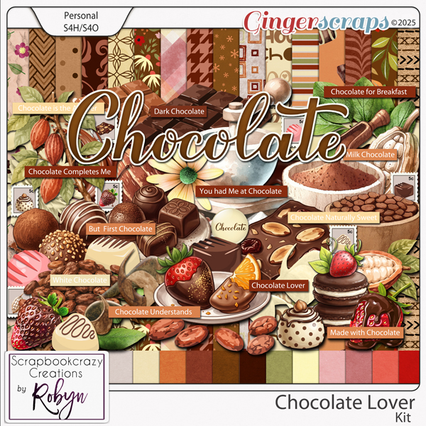 Chocolate Lovers Kit by Scrapbookcrazy Creations