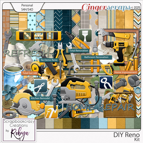 DIY Reno Kit by Scrapbookcrazy Creations
