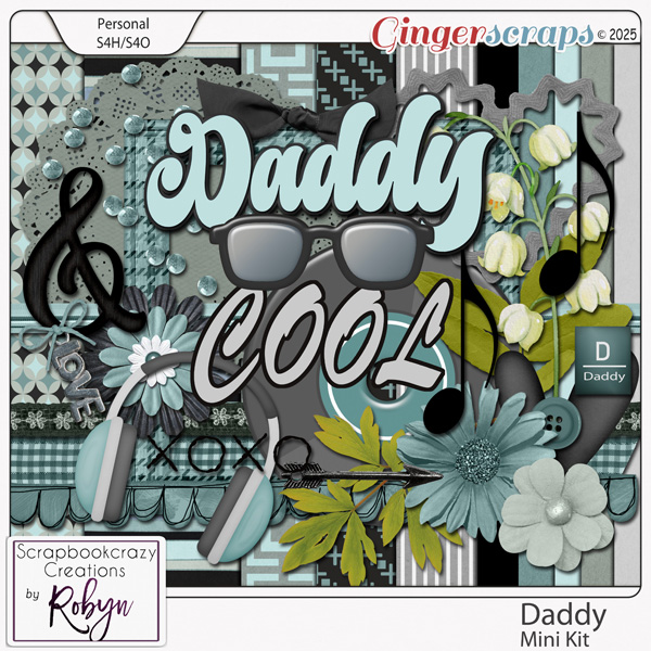 Daddy Mini Kit by Scrapbookcrazty Creations