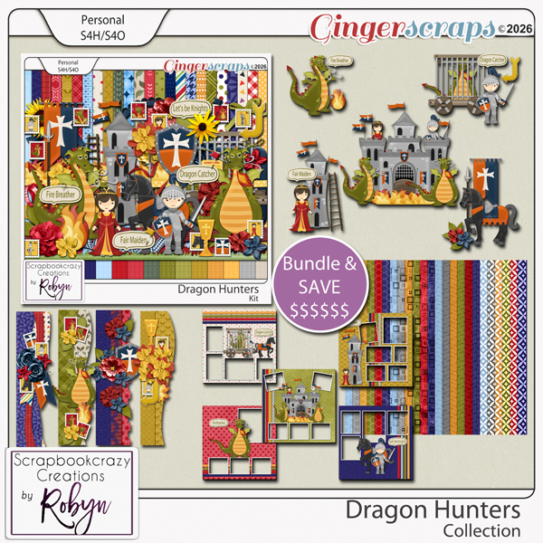 Dragon Hunters Collection by Scrapbookcrazy Creations