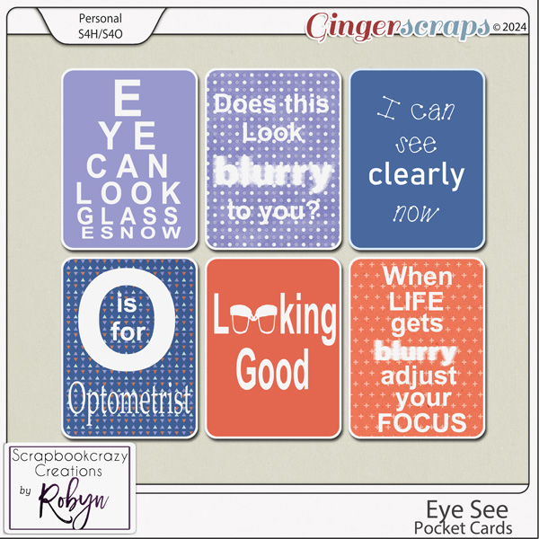 Eye See Pocket Cards by Scrapbookcrazy Creations