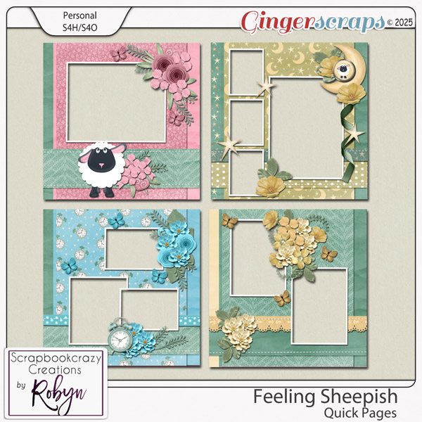 Feeling Sheepish Quick Pages by Scrapbookcrazy Creations