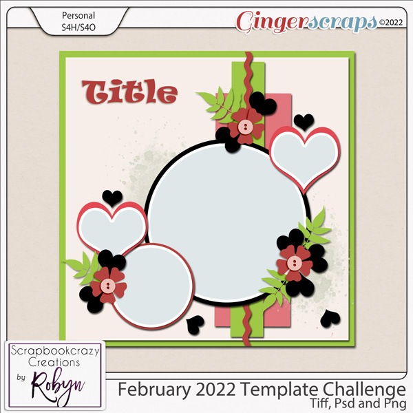 Love Heart Template 05 by Scrapbookcrazy Creations