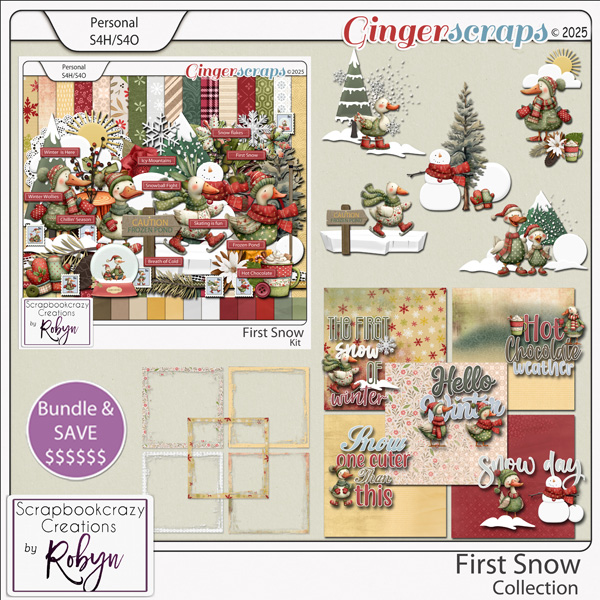 First Snow Collection by Scrapbookcrazy Creations