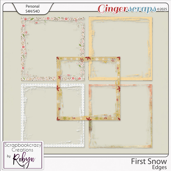 First Snow Edges by Scrapbookcrazy Creations
