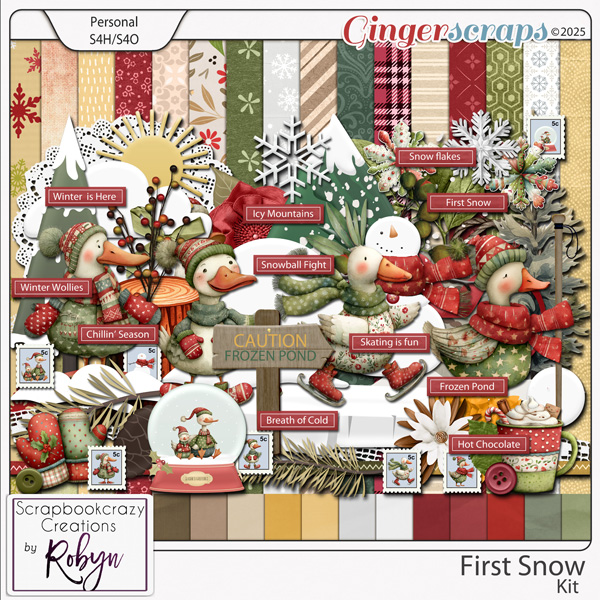 First Snow Kit by Scrapbookcrazy Creations