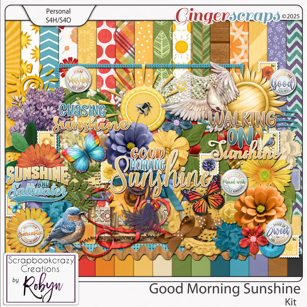 Good Morning Sunshine Kit by Scrapbookcrazy Creations