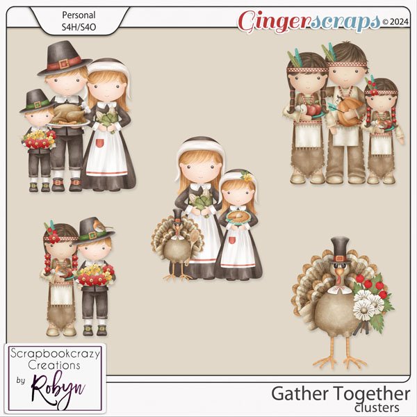 Gather Together Clusters by Scrapbookcrazy Creations