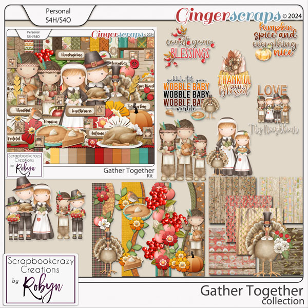 Gather Together Collection by Scrapbookcrazy Creations