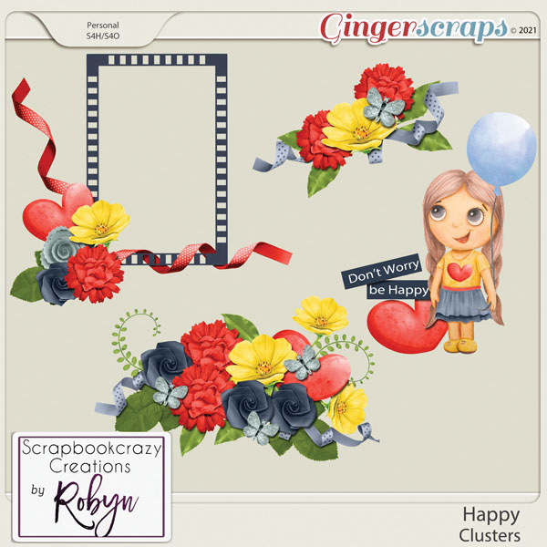 Happy Clusters by Scrapbookcrazy Creations