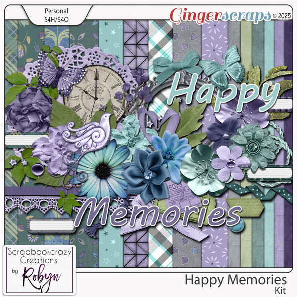 Happy Memories Kit by Scrapbookcrazy Creations