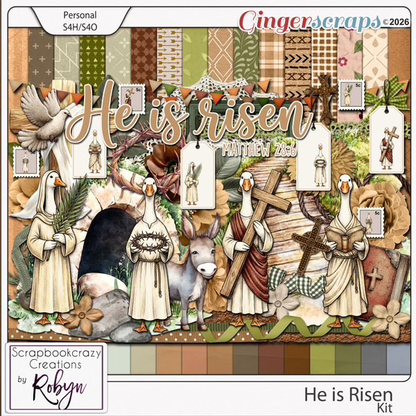 He is Risen Kit by Scrapbookcrazy Creations