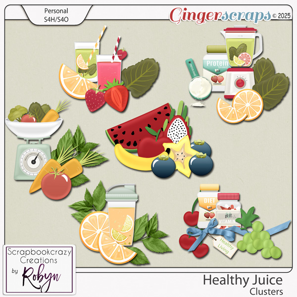 Healthy Juice Clusters by Scrapbookcrazy Creations