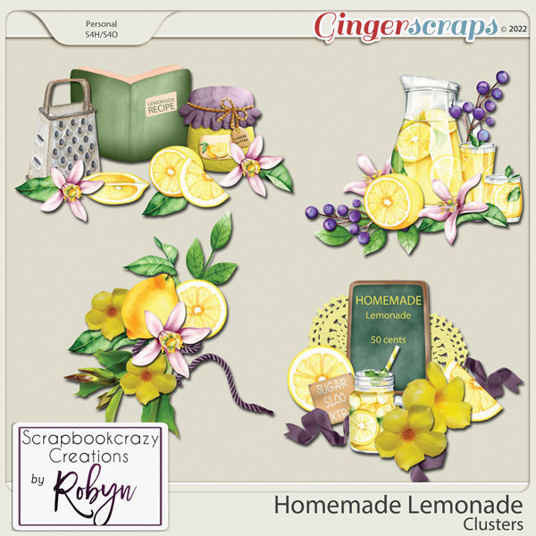 Homemade Lemonade Clusters by Scrapbookcrazy Creations