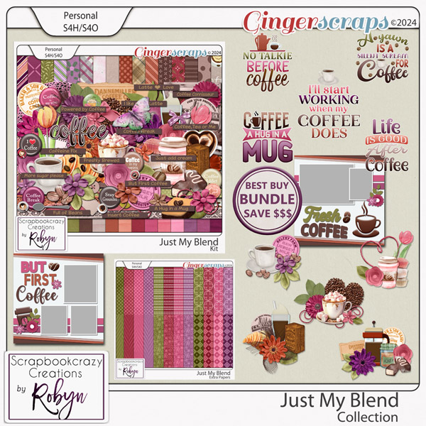 Just my blend Collection by Scrapbookcrazy Creations