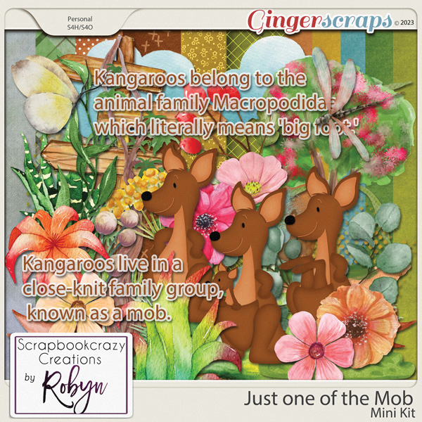 Just one of the Mob Mini Kit by Scrapbookcrazy Creations