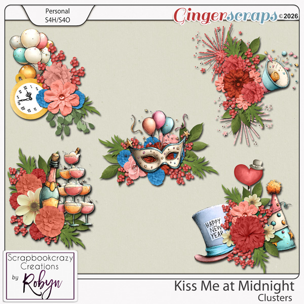 Kiss me at Midnight Clusters by Scrapbookcrazy Creations