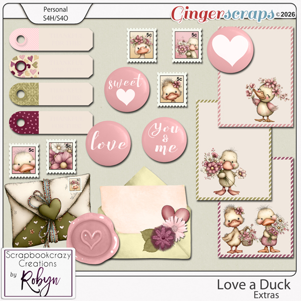 Love a Duck Extras by Scrapbookcrazy Creations