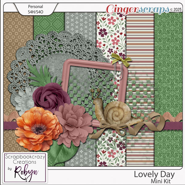 Lovely Day Mini Kit by Scrapbookcrazy Creations