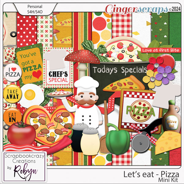 Let's Eat - Mini 01 by Scrapbookcrazy Creations