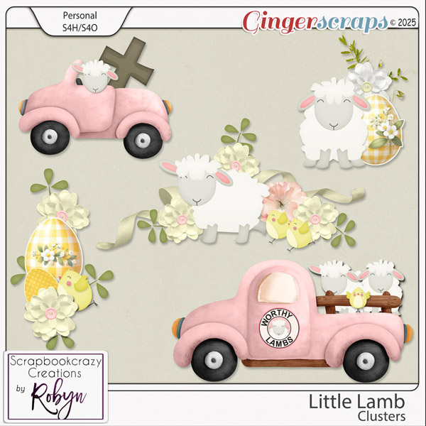 Little Lamb Clusters by Scrapbookcrazy Creations