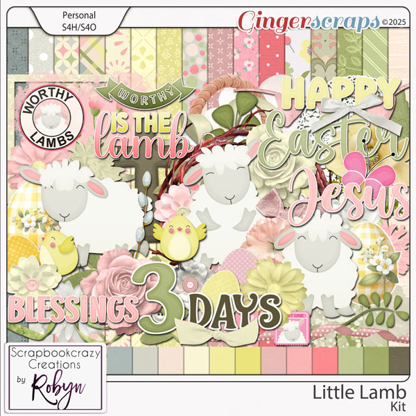 Little Lamb Kit by Scrapbookcrazy Creations