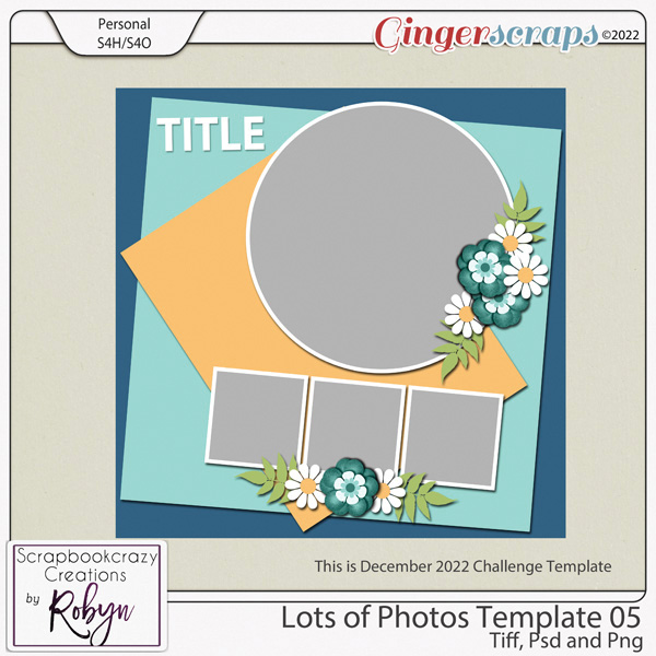 Lots of photos Template 05 by Scrapbookcrazy Creations