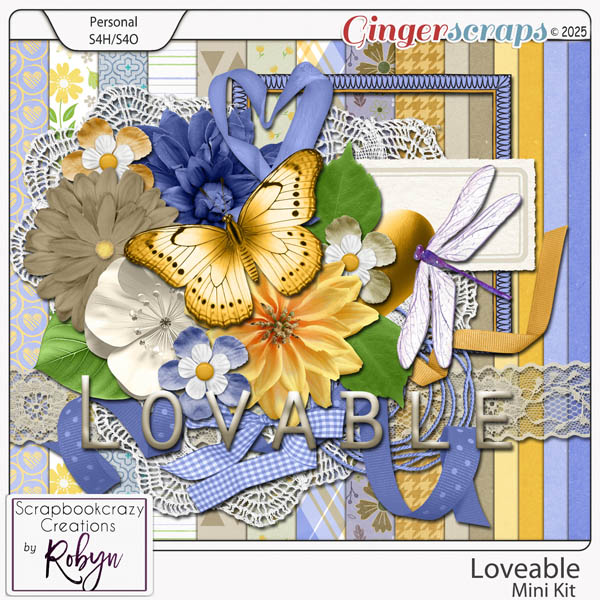 Loveable Mini Kit by Scrapbookcrazy Creations