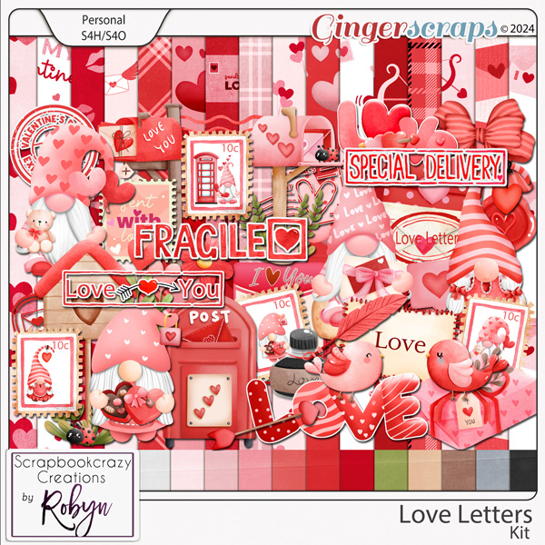Love Letters Kit y Scrapbookcrazy Creations