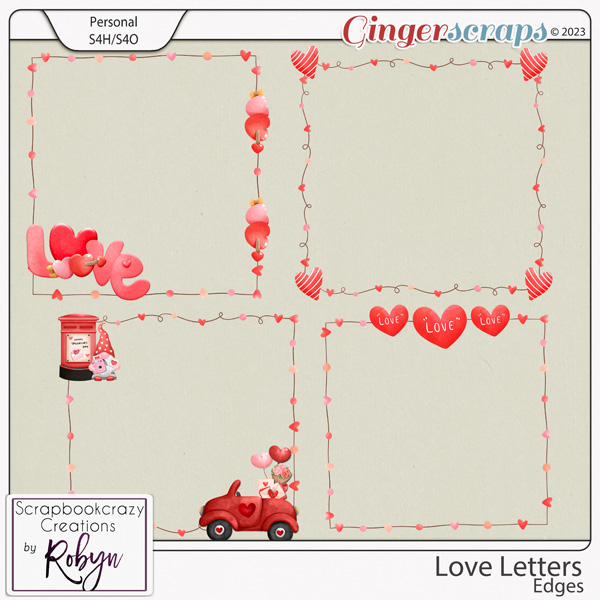 Love Letters Edges by Scrapbookcrazy Creations