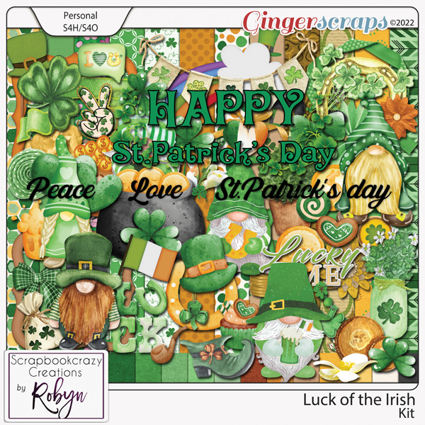 Luck of the Irish Kit by Scrapbookcrazy Creations