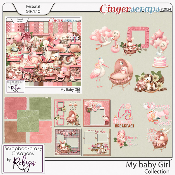 My Baby Girl Collection by Scrapbookcrazy Creations