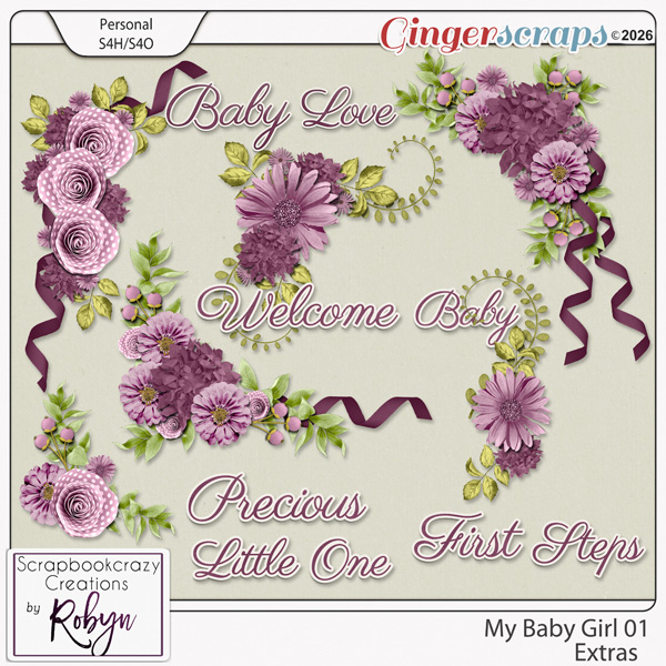 My Baby Girl 01 Extras by Scrapbookcrazy Creations