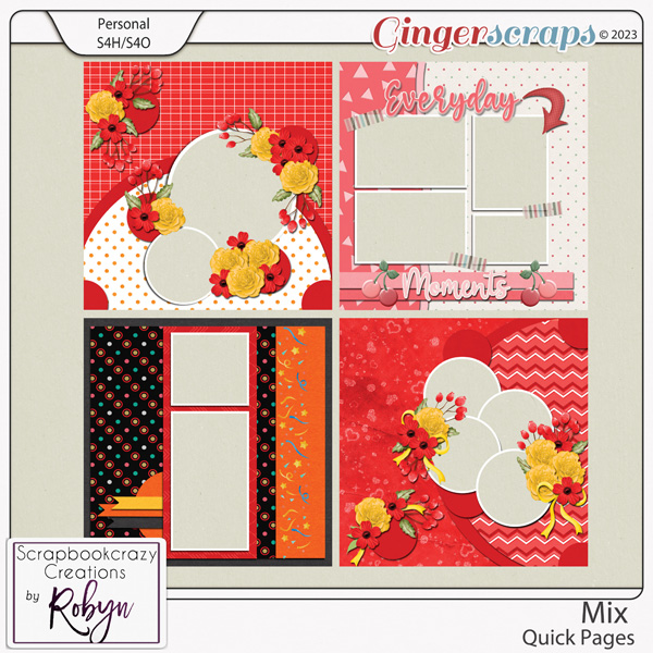 Mix Quick Pages by Scrapbookcrazy Creations