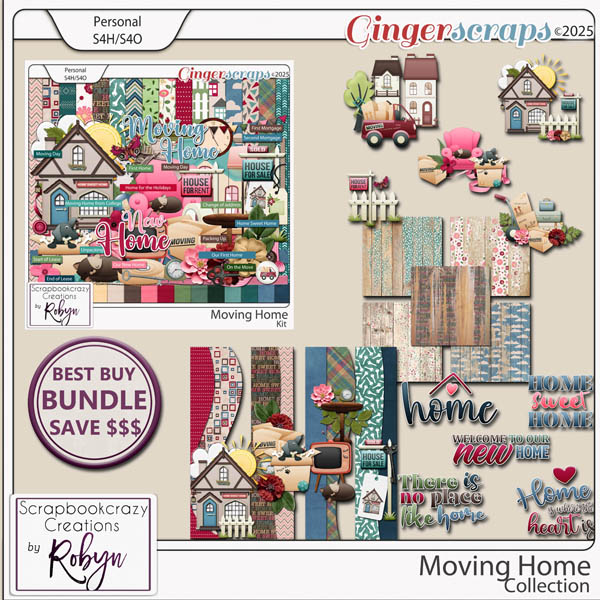 Moving Home Collection by Scrapbookcrazy Creations