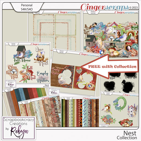 Nest Collection by Scrapbookcrazy Creations