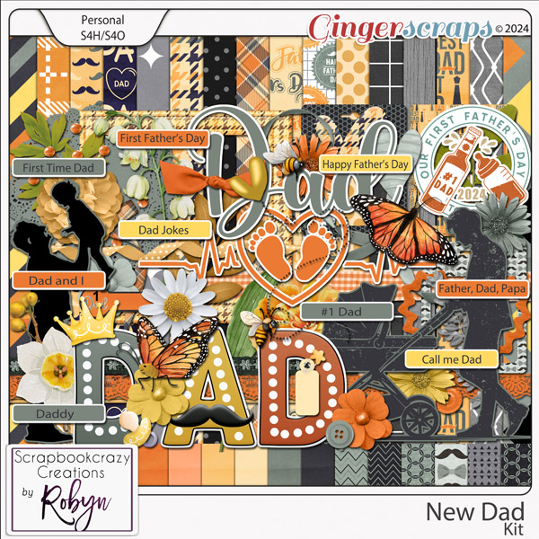 New Dad Kit by Scrapbookcrazy Creations