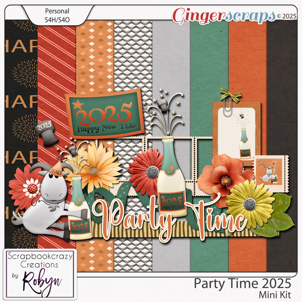 Party Time Mini Kit by Scrapbookcrazy Creations