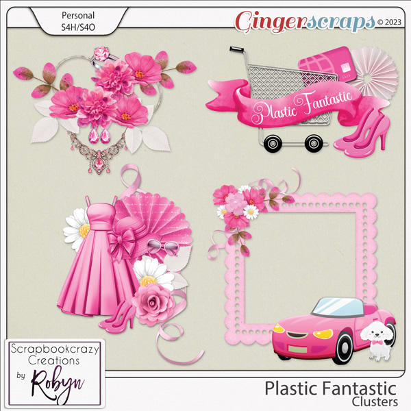 Plastic Fantastic Clusters by Scrapbookcrazy Creations