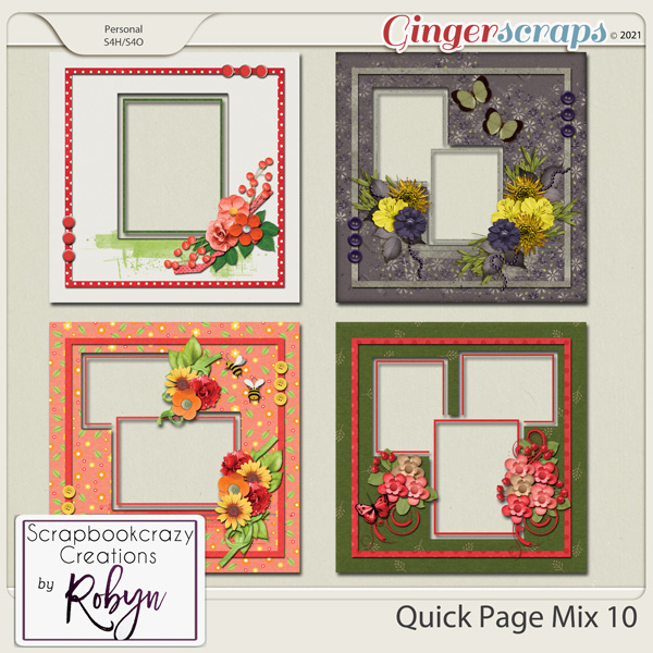 Quick Page Mix10 by Scrapbookcrazy Creations
