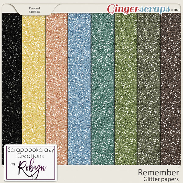 Remember Glitter Paper by Scrapbookcrazy Creations