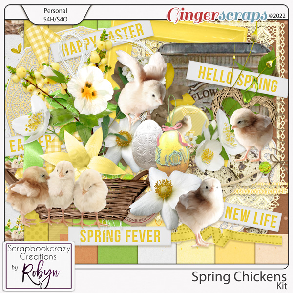 Spring Chickens by Scrapbookcrazy Creations