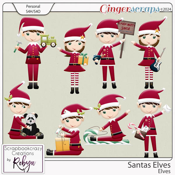 Santas Elves Elves by Scrapbookcrazy Creations