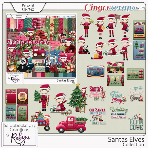 Santas Elves Collection by Scrapbookcrazy Creations