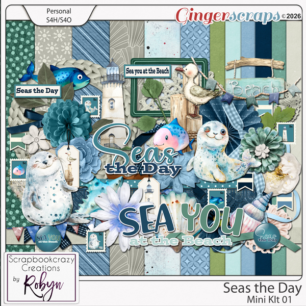 Seas the Day Mini Kit 01 by Scrapbookcrazy Creations