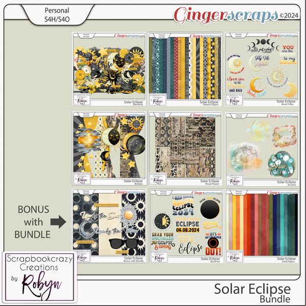 Solar Eclipse Bundle by Scrapbookcrazy Creations