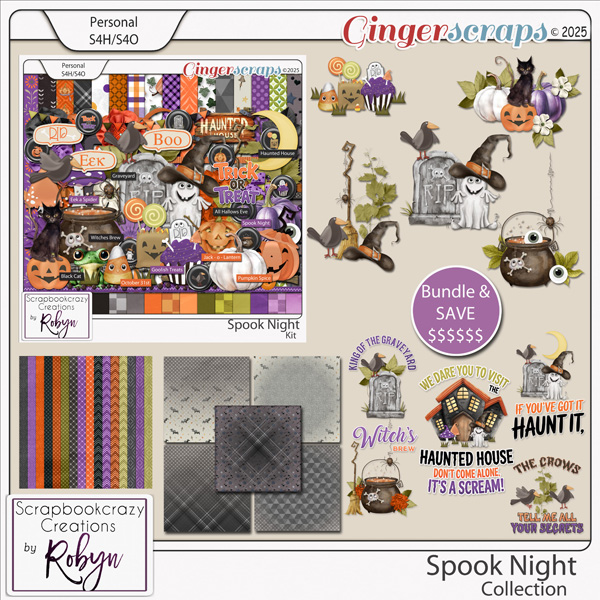 Spook Night Collection by Scrapbookcrazy Creations
