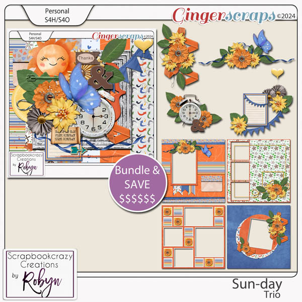 Sun-Day Trio by Scrapbookcrazy Creations